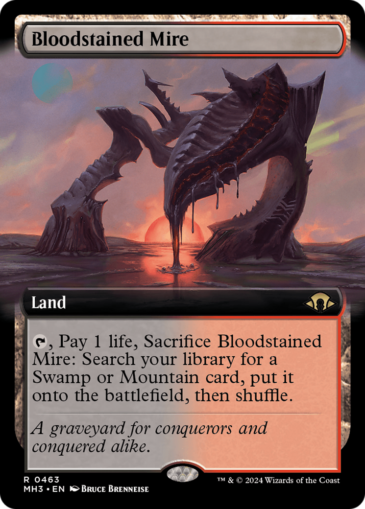 Bloodstained Mire (Extended Art) [Modern Horizons 3] | North of Exile Games
