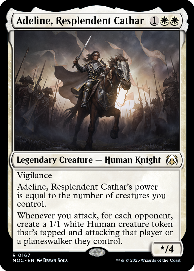Adeline, Resplendent Cathar [March of the Machine Commander] | North of Exile Games