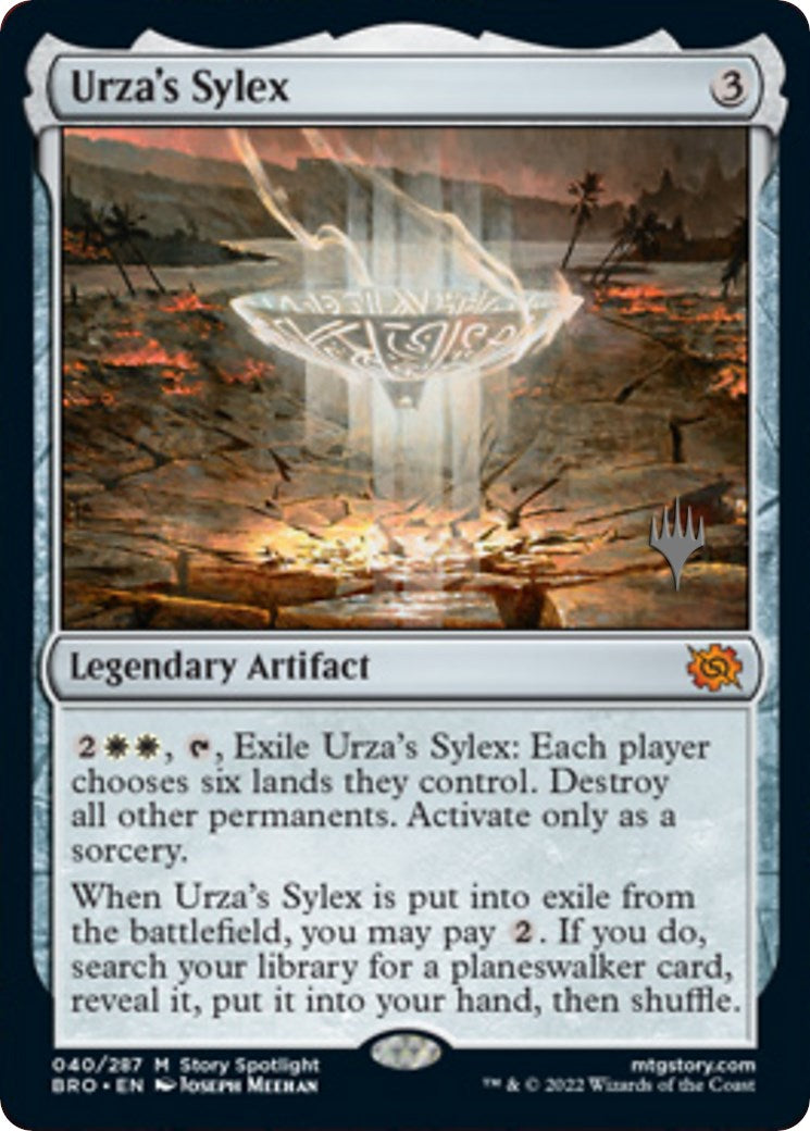 Urza's Sylex (Promo Pack) [The Brothers' War Promos] | North of Exile Games