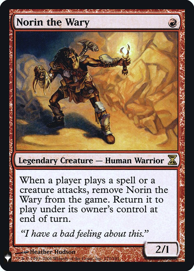 Norin the Wary [Mystery Booster] | North of Exile Games