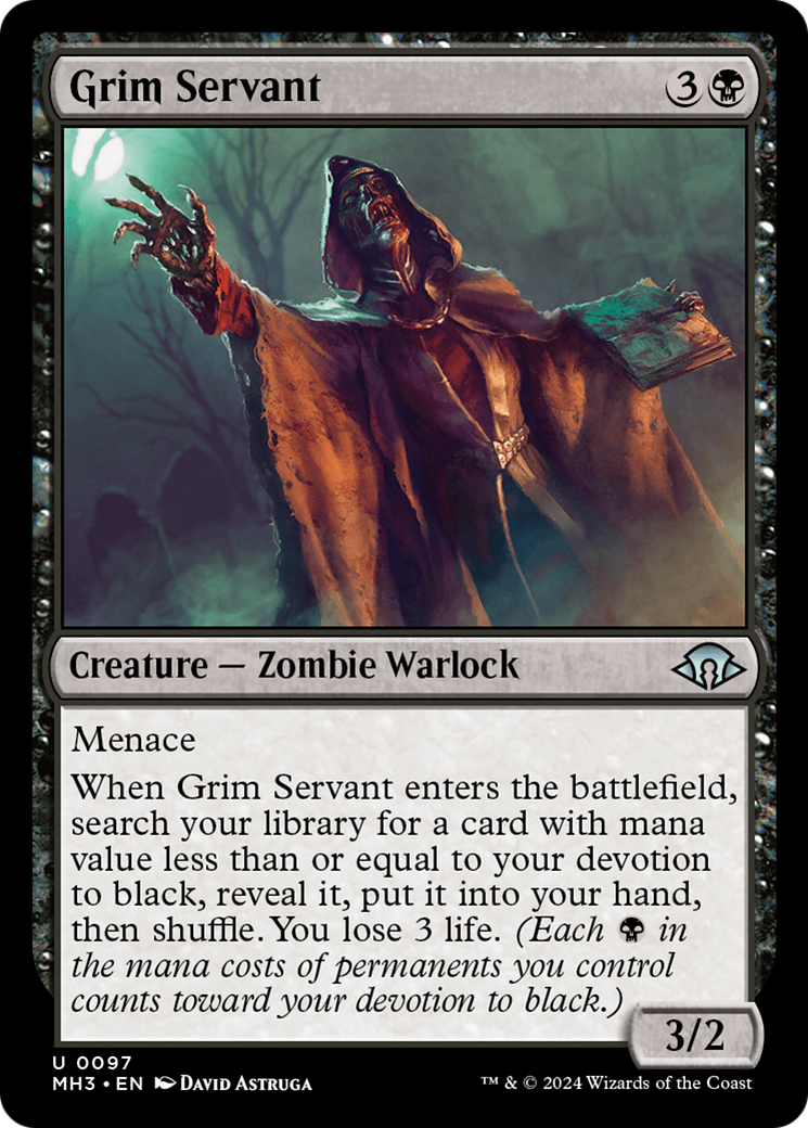 Grim Servant [Modern Horizons 3] | North of Exile Games