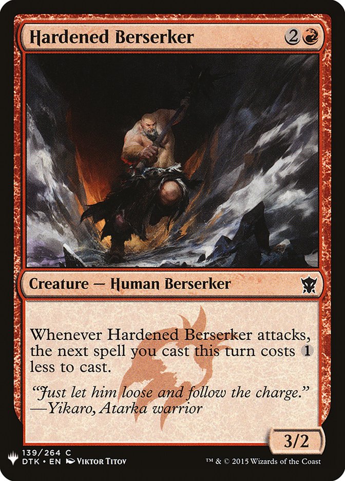 Hardened Berserker [Mystery Booster] | North of Exile Games