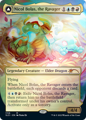 Nicol Bolas, the Ravager // Nicol Bolas, the Arisen (Borderless) [Secret Lair: From Cute to Brute] | North of Exile Games