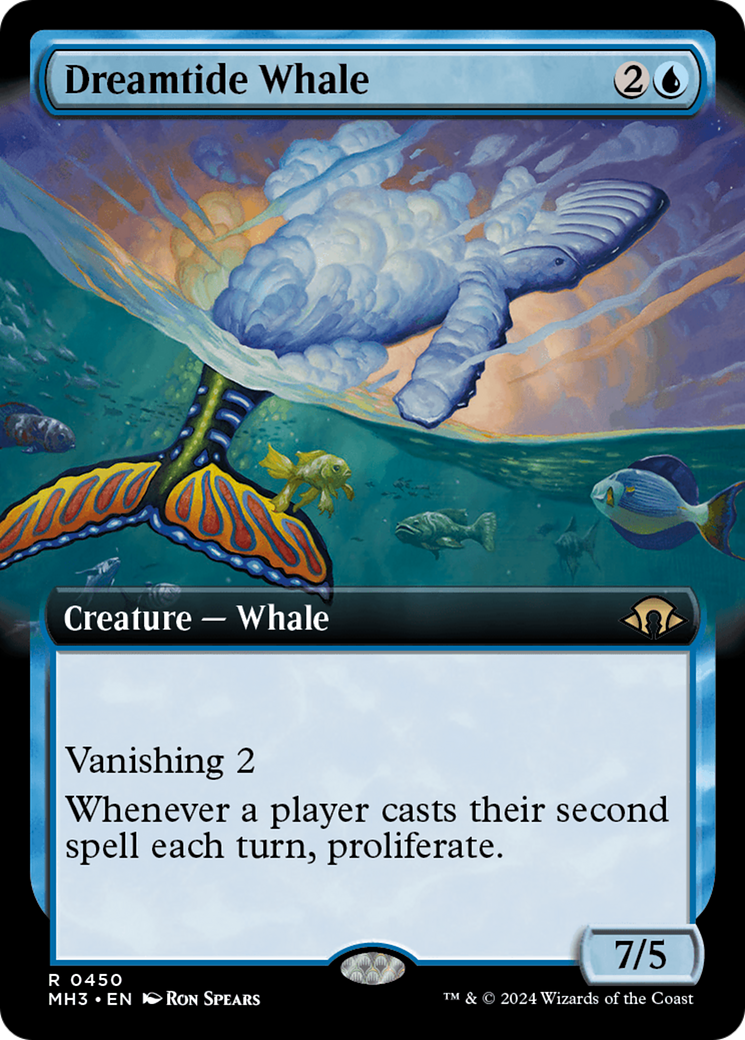 Dreamtide Whale (Extended Art) [Modern Horizons 3] | North of Exile Games