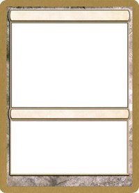 2004 World Championship Blank Card [World Championship Decks 2004] | North of Exile Games