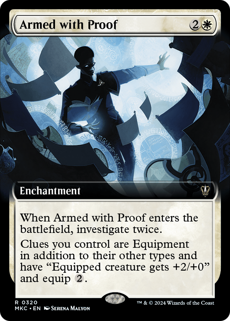 Armed with Proof (Extended Art) [Murders at Karlov Manor Commander] | North of Exile Games