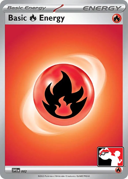 Basic Fire Energy (002) [Prize Pack Series Three] | North of Exile Games