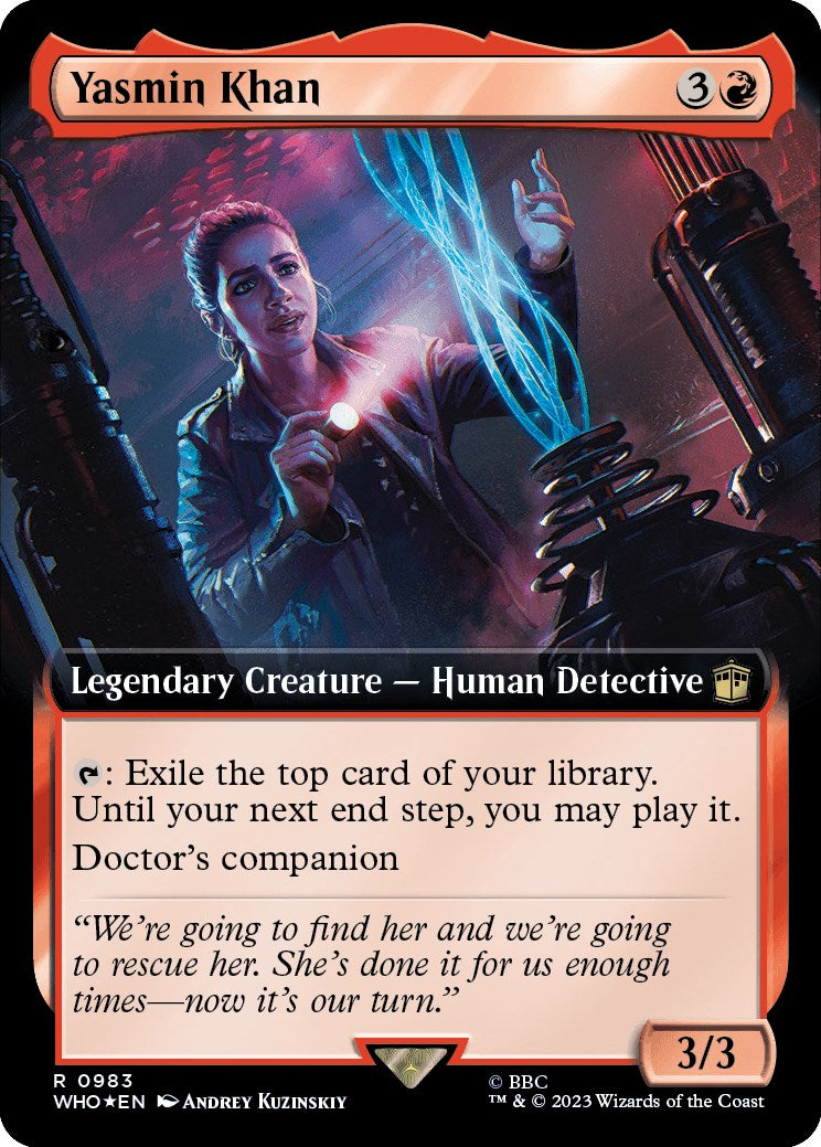 Yasmin Khan (Extended Art) (Surge Foil) [Doctor Who] | North of Exile Games