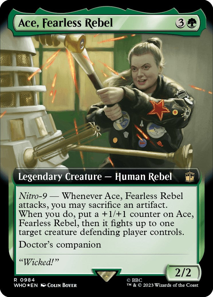 Ace, Fearless Rebel (Extended Art) (Surge Foil) [Doctor Who] | North of Exile Games