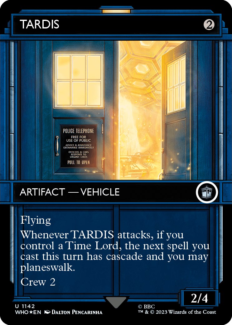 TARDIS (Showcase) (Surge Foil) [Doctor Who] | North of Exile Games