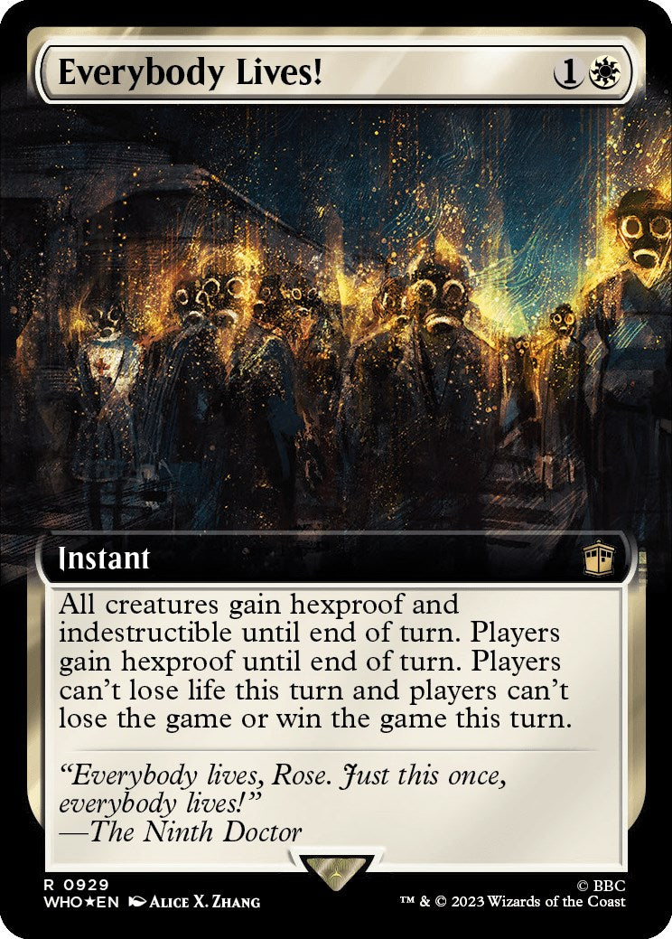 Everybody Lives! (Extended Art) (Surge Foil) [Doctor Who] | North of Exile Games