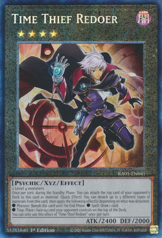 Time Thief Redoer [RA01-EN041] Prismatic Collector's Rare | North of Exile Games