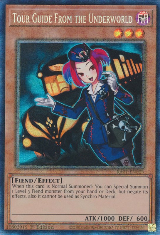 Tour Guide From the Underworld [RA01-EN005] Prismatic Collector's Rare | North of Exile Games