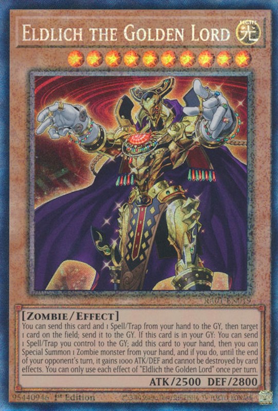 Eldlich the Golden Lord [RA01-EN019] Prismatic Collector's Rare | North of Exile Games