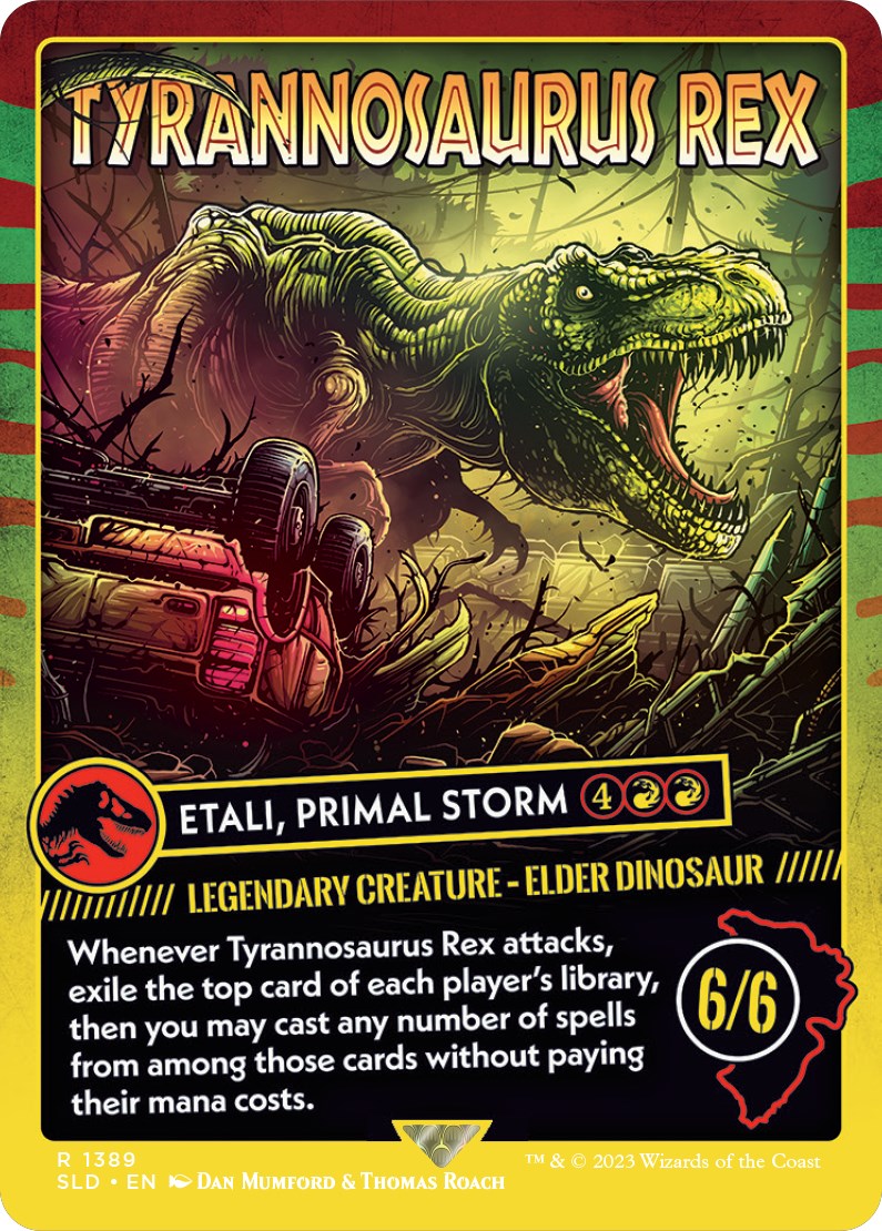 Tyrannosaurus Rex - Etali, Primal Storm [Secret Lair Drop Series] | North of Exile Games