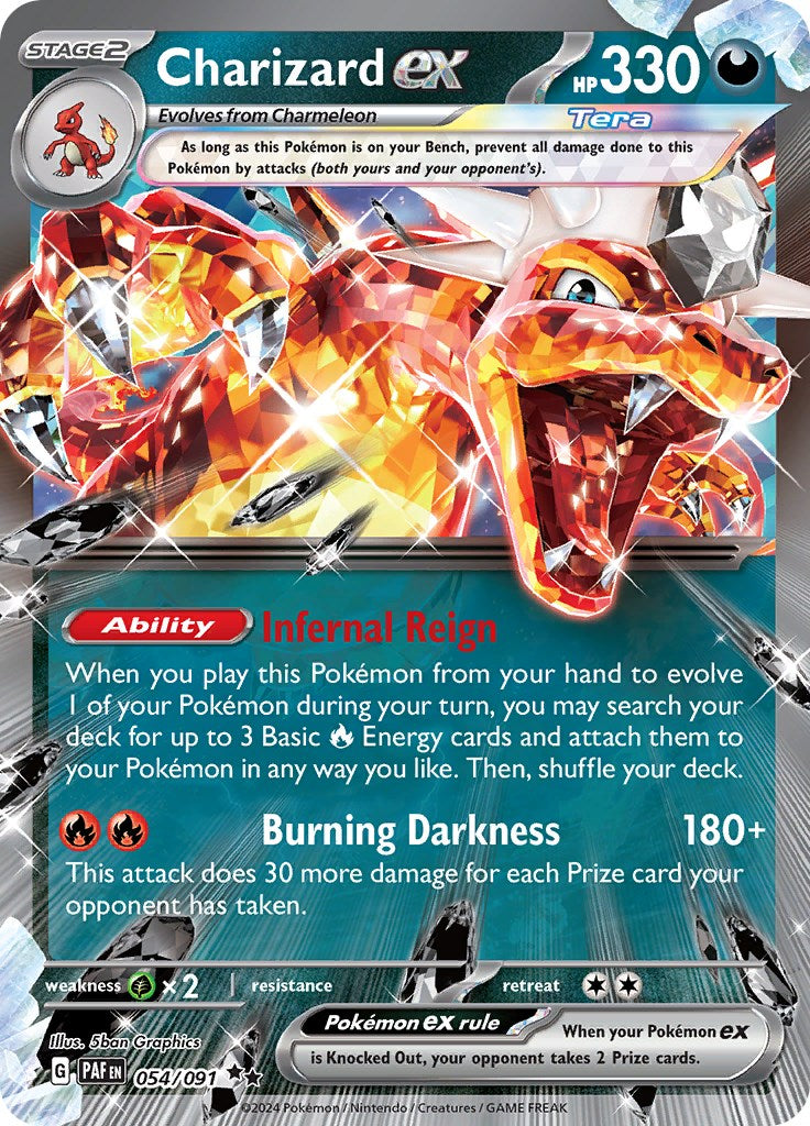 Charizard ex (054/091) [Scarlet & Violet: Paldean Fates] | North of Exile Games