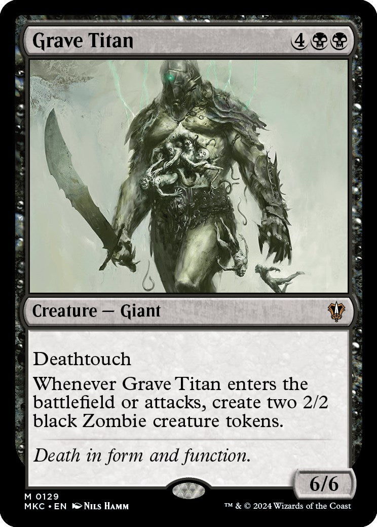 Grave Titan [Murders at Karlov Manor Commander] | North of Exile Games