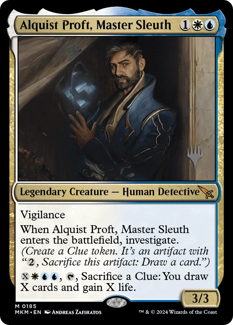 Alquist Proft, Master Sleuth (Promo Pack) [Murders at Karlov Manor Promos] | North of Exile Games