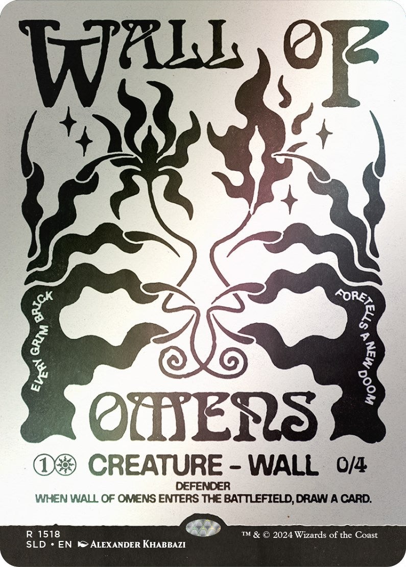 Wall of Omens (Rainbow Foil) [Secret Lair Drop Series] | North of Exile Games