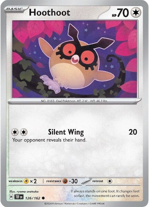 Hoothoot (126/162) [Scarlet & Violet: Temporal Forces] | North of Exile Games