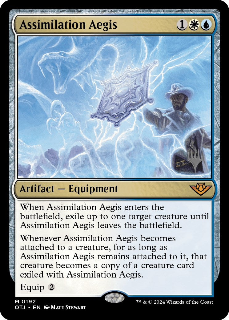 Assimilation Aegis (Promo Pack) [Outlaws of Thunder Junction Promos] | North of Exile Games