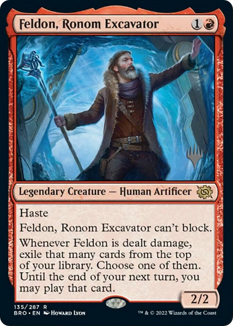 Feldon, Ronom Excavator (Promo Pack) [The Brothers' War Promos] | North of Exile Games