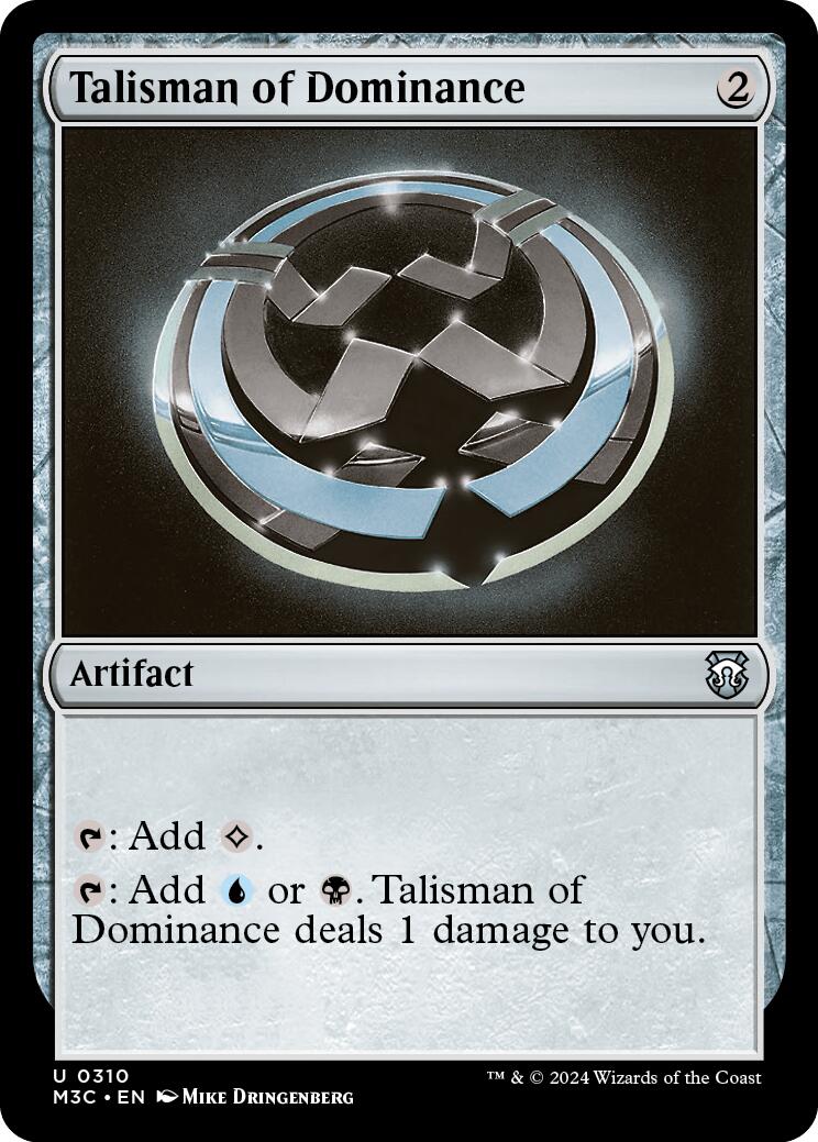 Talisman of Dominance [Modern Horizons 3 Commander] | North of Exile Games