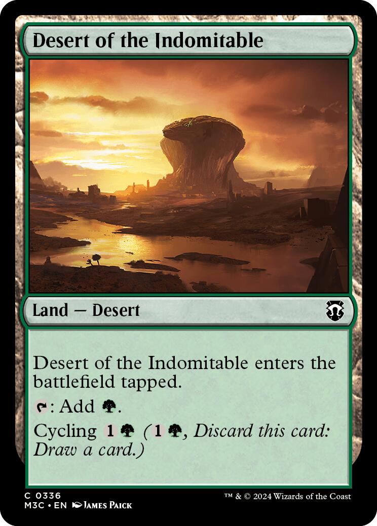 Desert of the Indomitable [Modern Horizons 3 Commander] | North of Exile Games