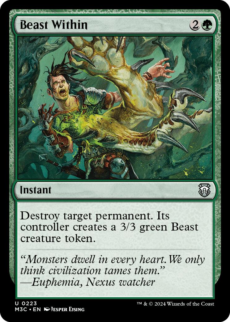 Beast Within [Modern Horizons 3 Commander] | North of Exile Games