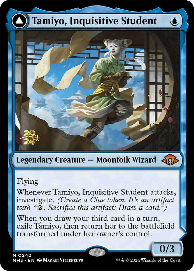 Tamiyo, Inquisitive Student [Modern Horizons 3 Prerelease Promos] | North of Exile Games