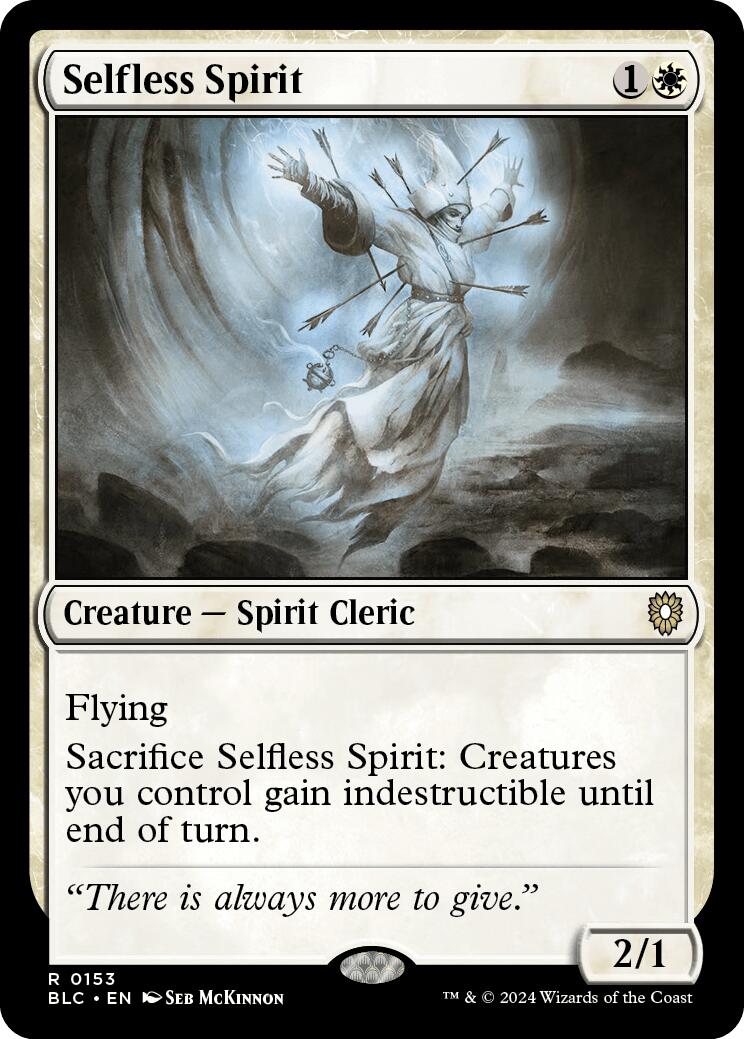 Selfless Spirit [Bloomburrow Commander] | North of Exile Games