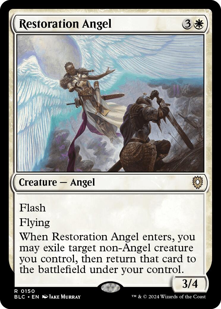 Restoration Angel [Bloomburrow Commander] | North of Exile Games