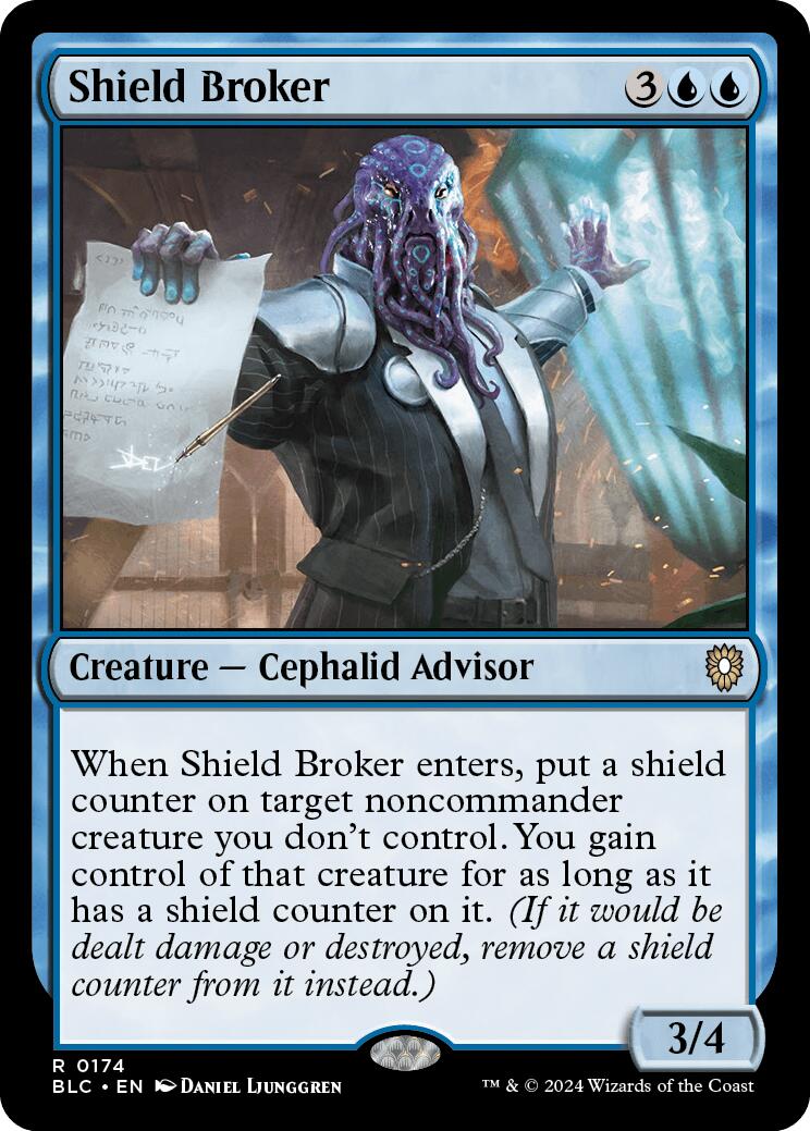 Shield Broker [Bloomburrow Commander] | North of Exile Games