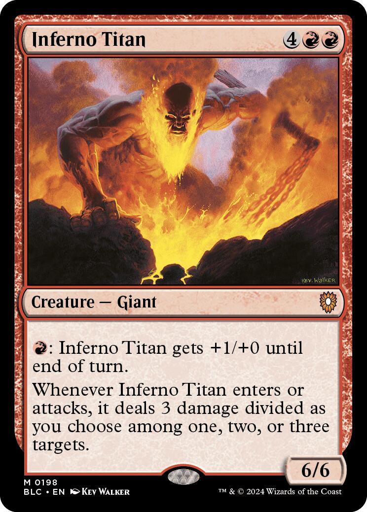 Inferno Titan [Bloomburrow Commander] | North of Exile Games
