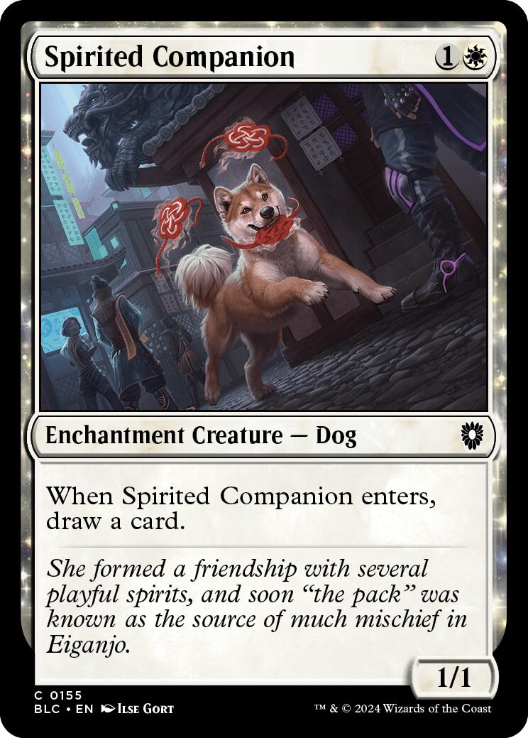 Spirited Companion [Bloomburrow Commander] | North of Exile Games