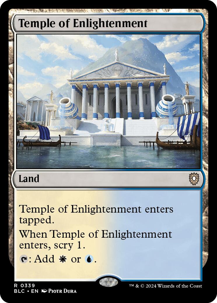 Temple of Enlightenment [Bloomburrow Commander] | North of Exile Games