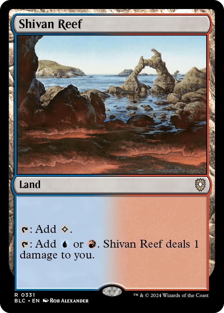 Shivan Reef [Bloomburrow Commander] | North of Exile Games