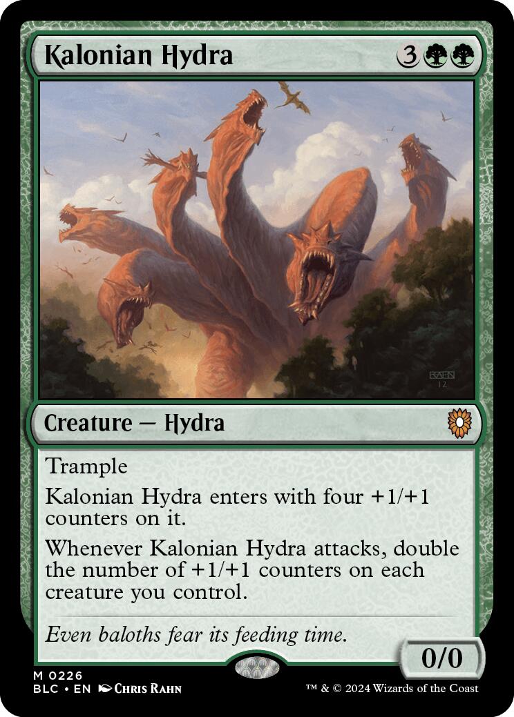 Kalonian Hydra [Bloomburrow Commander] | North of Exile Games