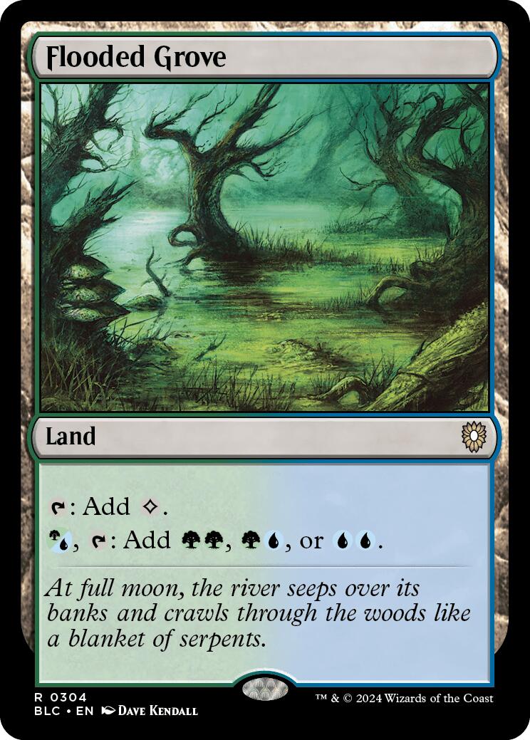 Flooded Grove [Bloomburrow Commander] | North of Exile Games