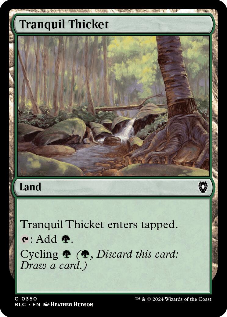 Tranquil Thicket [Bloomburrow Commander] | North of Exile Games