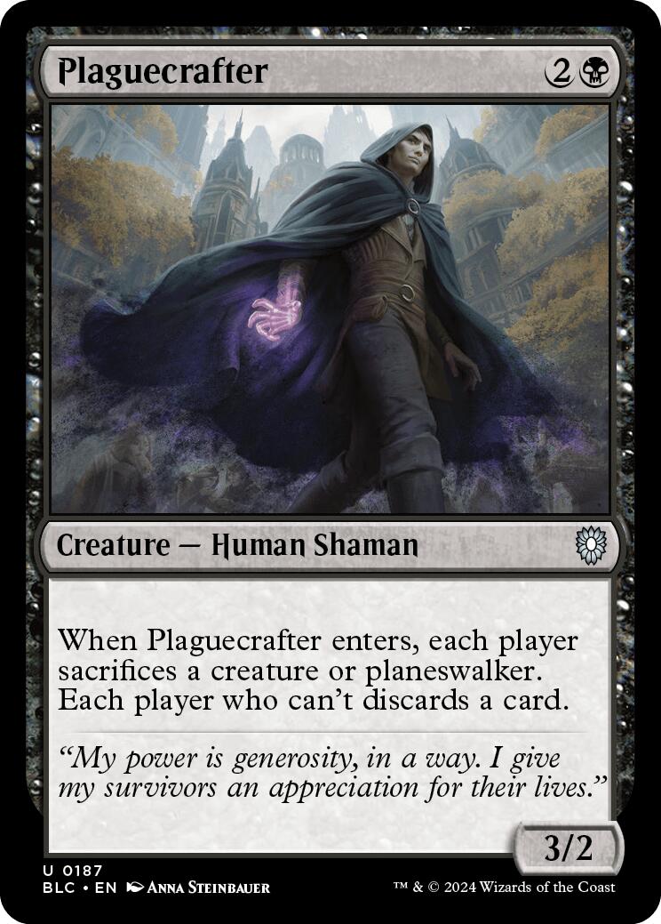 Plaguecrafter [Bloomburrow Commander] | North of Exile Games