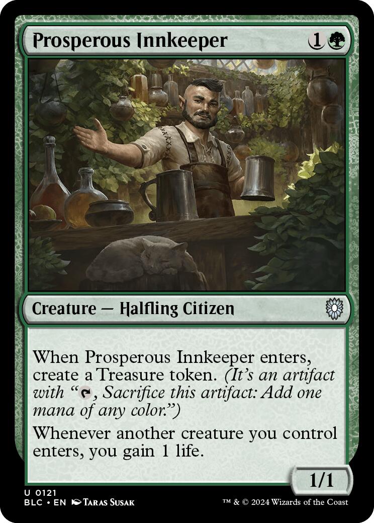 Prosperous Innkeeper [Bloomburrow Commander] | North of Exile Games