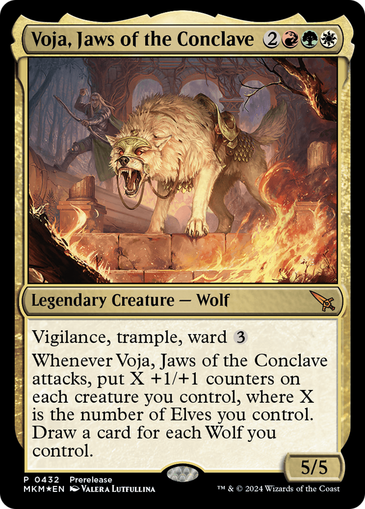 Voja, Jaws of the Conclave [Murders at Karlov Manor Prerelease Promos] | North of Exile Games