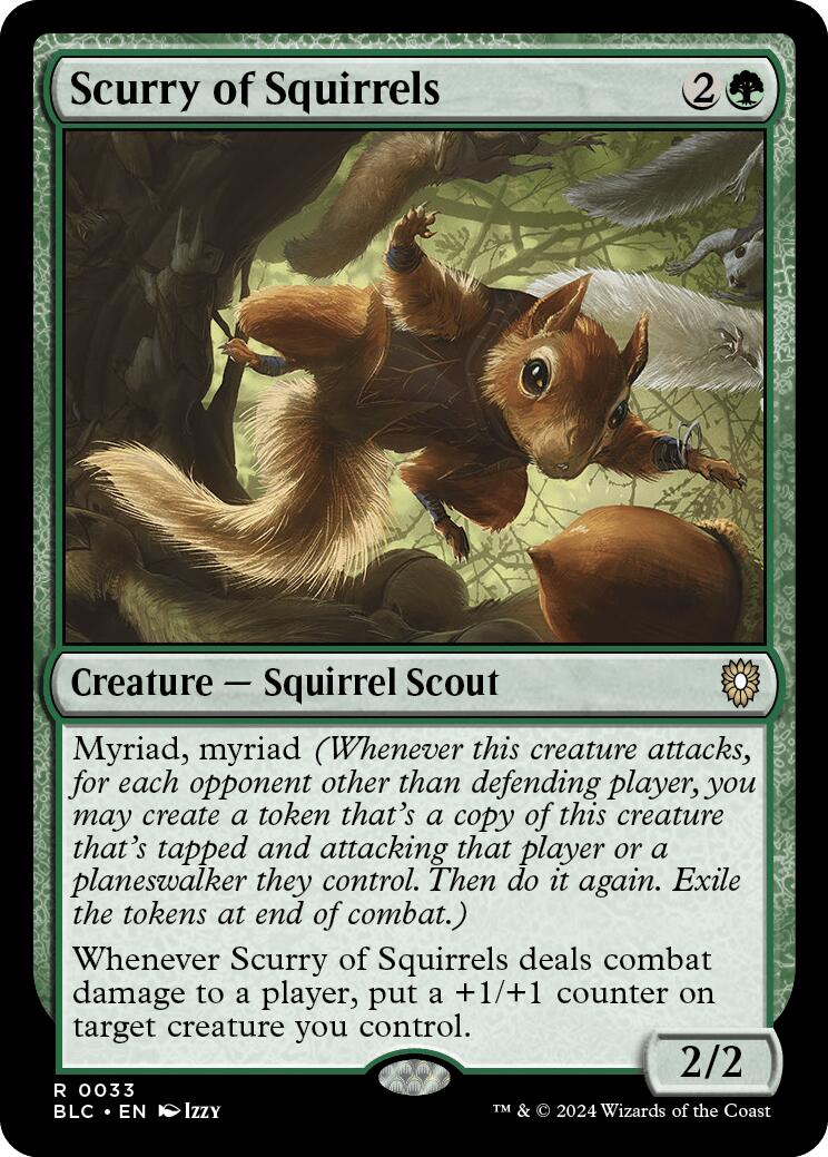 Scurry of Squirrels [Bloomburrow Commander] | North of Exile Games