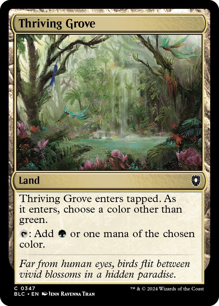 Thriving Grove [Bloomburrow Commander] | North of Exile Games