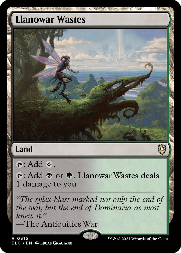 Llanowar Wastes [Bloomburrow Commander] | North of Exile Games