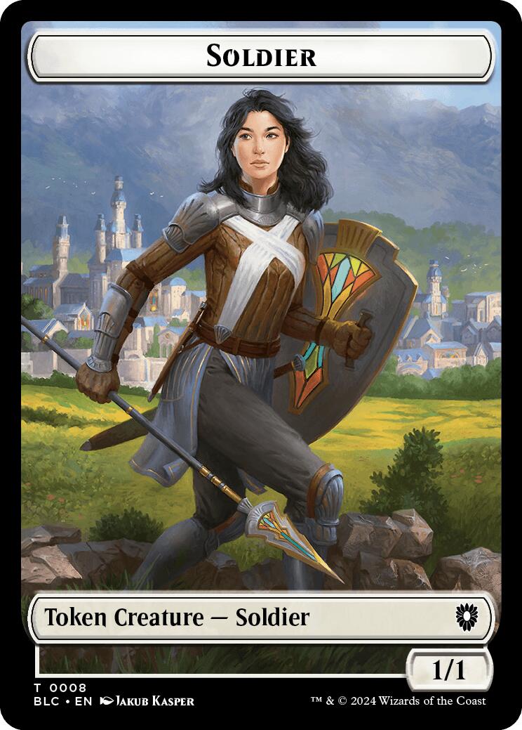 Soldier // Citizen Double-Sided Token [Bloomburrow Commander Tokens] | North of Exile Games