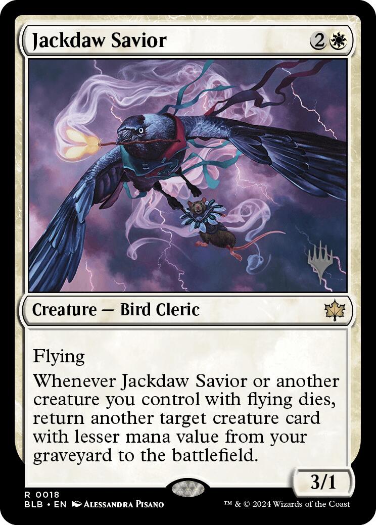 Jackdaw Savior (Promo Pack) [Bloomburrow Promos] | North of Exile Games
