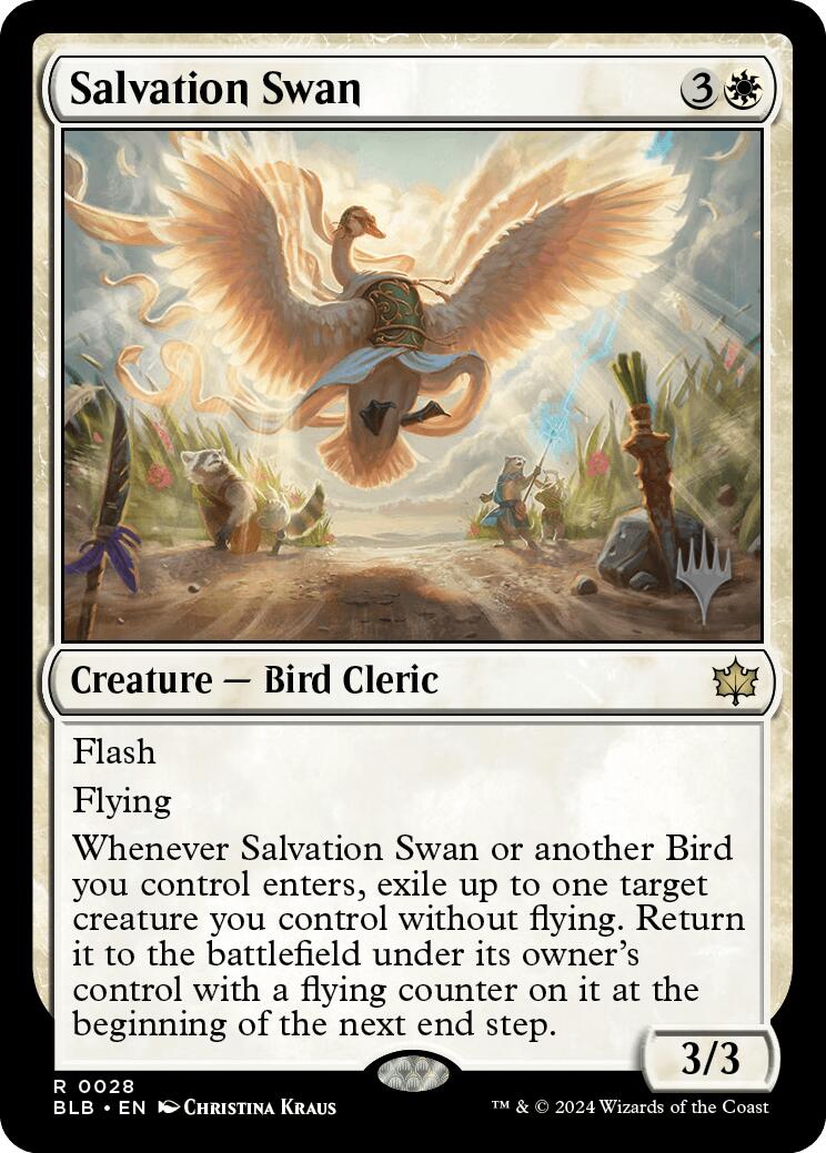 Salvation Swan (Promo Pack) [Bloomburrow Promos] | North of Exile Games