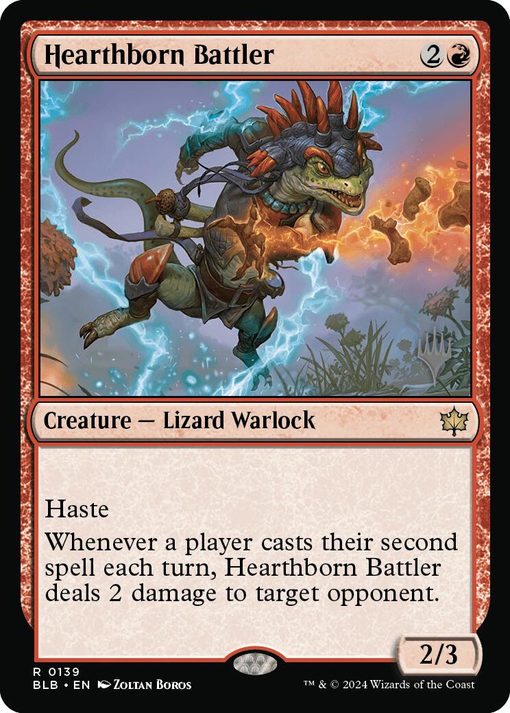Hearthborn Battler (Promo Pack) [Bloomburrow Promos] | North of Exile Games